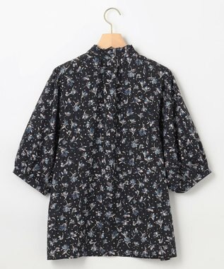 組曲 S フラワードットプリント ブラウス ブラック系5