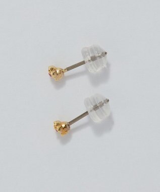 Phoebe 【金属アレルギー対応】プチフラワービジュースタッドピアス　ピンク ピンク