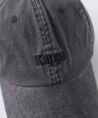 OP／FILA 【Kappa】ロゴ ヴィンテージ風キャップ ブラック