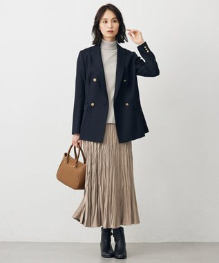J.PRESS LADIES 【3way】3連パール ネックレス シルバー系