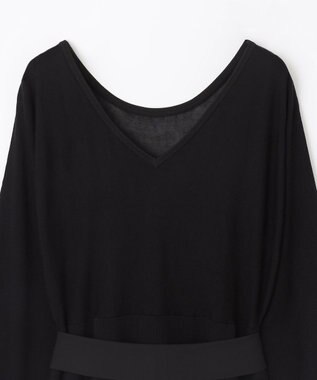 GRACE CONTINENTAL ニットブラックドレス ブラック