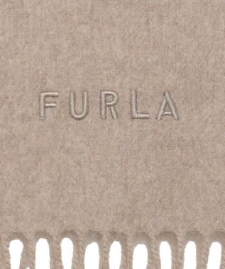 MOONBAT 【洗えるカシミヤ】FURLA カシミヤ100％ 無地ビッグマフラー／幅50cm ベージュ