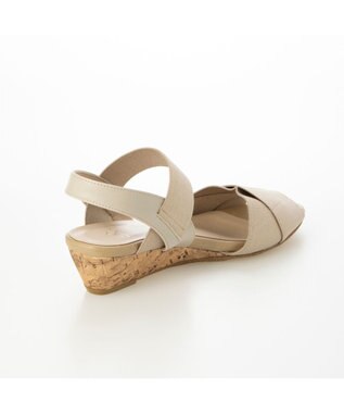 Riz raffinee <Riz raffinee>モチーフウェッジソールサンダル ベージュ