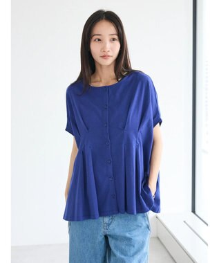 CRAFT STANDARD BOUTIQUE 前後2WAYタックプルオーバー Blue