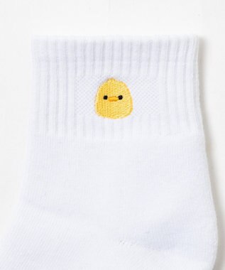 WEGO アニマル刺繍ワンポイントソックス 柄7