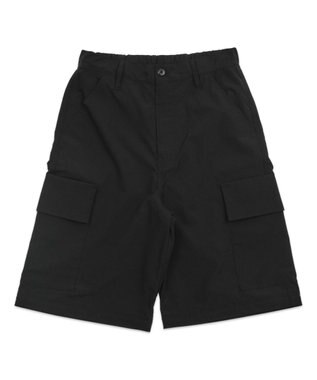 WEGO 【MLサイズ展開】2WAYリップストップカーゴパンツ ブラック