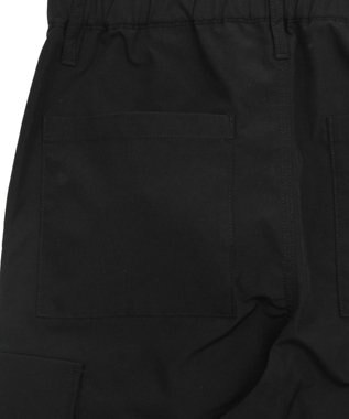WEGO 【MLサイズ展開】2WAYリップストップカーゴパンツ ブラック