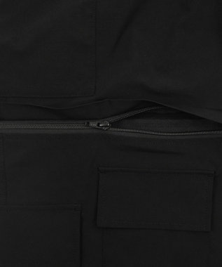 WEGO 【MLサイズ展開】2WAYリップストップカーゴパンツ ブラック