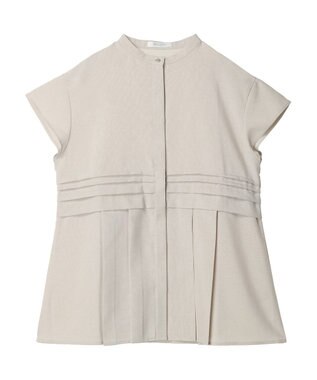 Green Parks プリーツヘムタックチュニック Beige