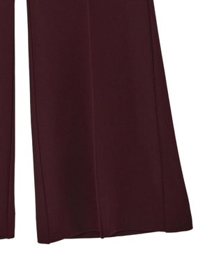 earth music&ecology センターシームフレアパンツ Ecru