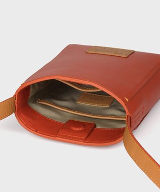 Paul Smith カラーブロックSS26 ミニショルダーバッグ オレンジ