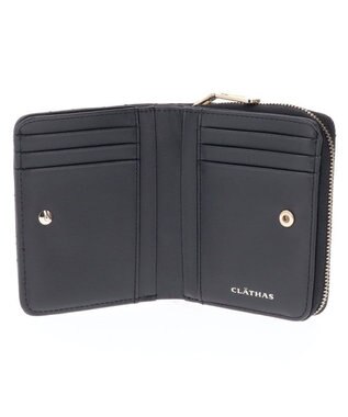 CLATHAS セレナ ファスナー二つ折り財布 ブラック
