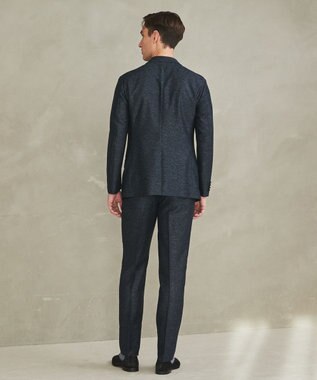 GOTAIRIKU 新素材セットアップ【通気性抜群/洗える/シワになりにくい】カラミプリントストレッチセットアップ ジャケット ネイビー系8