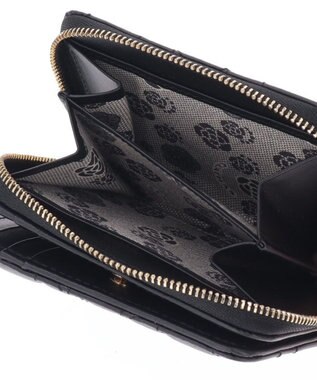 CLATHAS セレナ ファスナー二つ折り財布 ブラック