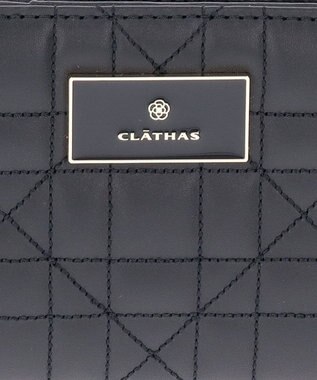 CLATHAS セレナ ファスナー二つ折り財布 ブラック