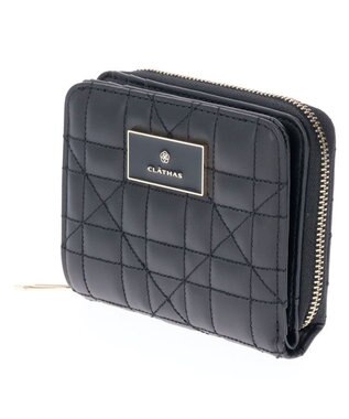 CLATHAS セレナ ファスナー二つ折り財布 ブラック