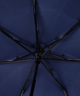 MOONBAT LANVIN en Bleu 折りたたみ傘 サテンプリントフラワー ネイビーブルー