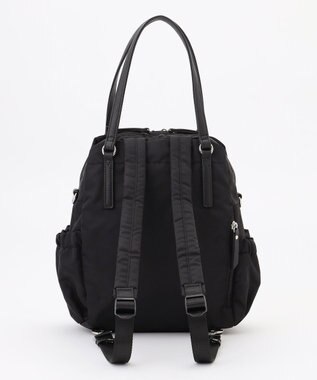 LA BAGAGERIE 【MONICA】ポーチ付き4WAYリュックサック ブラック