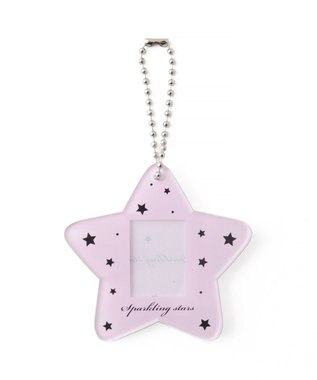 WEGO 【痛バ＆推し活グッズ】スターIDフォトケースキーホルダー ライトパープル