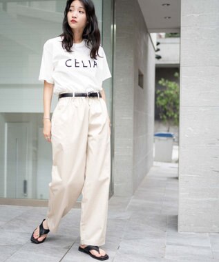 WEGO 【ユニセックス着用ITEM/ウエストゴム/手洗い可】シェフパンツ ベージュ