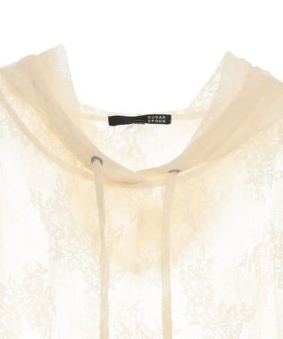 Green Parks ・ＳＵＧＡＲ　ＳＰＯＯＮ　シアーレースフーディー Ivory