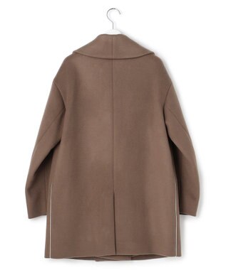 ICB 【WEB＆一部店舗限定】WooloopShortBeaver ショールカラーコート ディープモカ