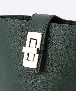 23区 アウトシームポシェット ダークグリーン系