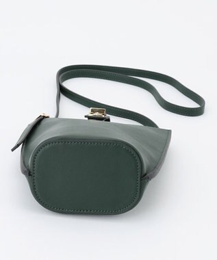 23区 アウトシームポシェット ダークグリーン系