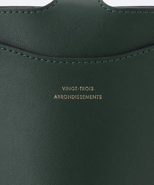 23区 アウトシームポシェット ダークグリーン系