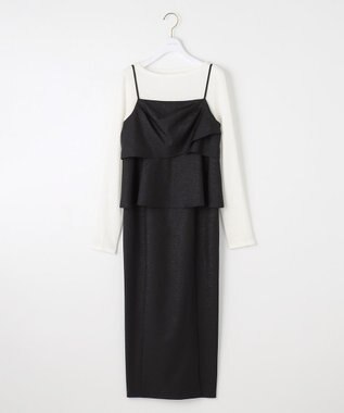 ANY SIS ビスチェワンピース × カットソー セット ブラック