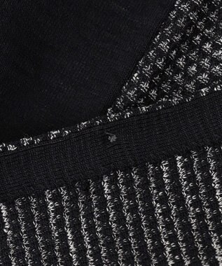 JOSEPH ABBOUD 【イタリア糸使用/清涼感/軽い/洗える】スラブギマニットベスト ブラック系7