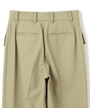 JOSEPH 【洗える】オーガニックツイル　ワイドトラウザーズ Dark Olive