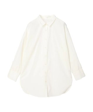 Green Parks ゆったり衿つきシャツ Off White
