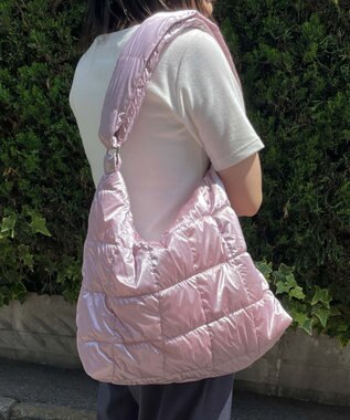 WEGO BIGパテッドワンショルダー ライトピンク