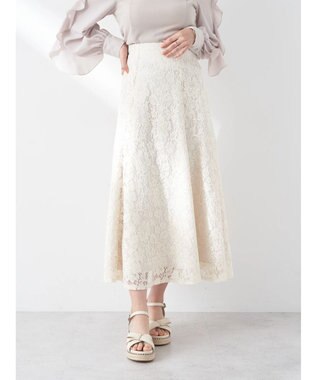 earth music&ecology レーススカート Ivory