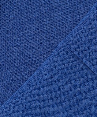 BEIGE， 【洗える・Oggi10月号掲載】MILANO / リネン混シアーポロカラーニット Blue