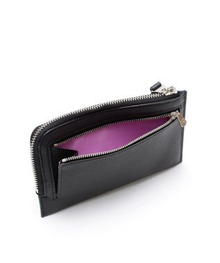 A.D.M.J. 【牛革】モーツァルト/スパニッシュレザーオーガナイザーパース（背面ファスナーポケット） ブラック