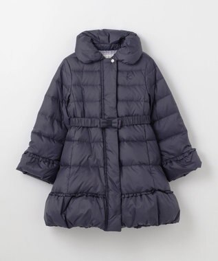 組曲 KIDS 【150-170㎝】ロング ダウン ネイビー系