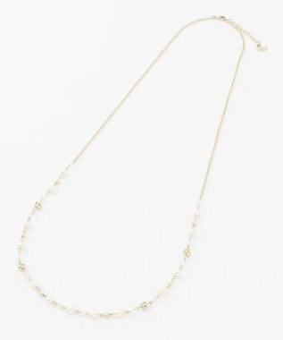  ロンデルロングパール調 ネックレス