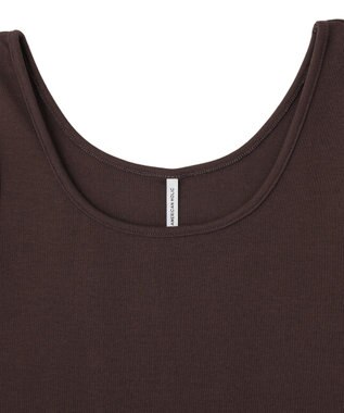 AMERICAN HOLIC Uネックタンクトップ Brown