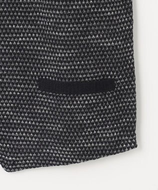 JOSEPH ABBOUD 【イタリア糸使用/清涼感/軽い/洗える】スラブギマニットベスト ブラック系7