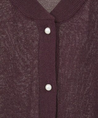 earth music&ecology 【接触冷感】シアードルマンカーディガン Brown