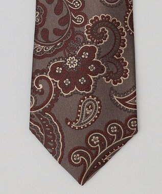 GOTAIRIKU GOTAIRIKU別注【MANTERO/マンテロ】ネクタイ_ペイズリー柄 ダークブラウン系8