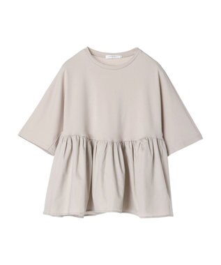 AMERICAN HOLIC 異素材ティアードプルオーバー Gray Beige