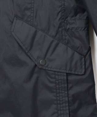 JOSEPH ABBOUD MOUNTAIN 【UNISEX】リサイクルナイロンリップ コート ブラック系