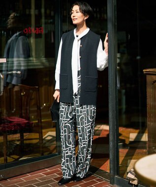 自由区 【カタログ掲載】ソフトスパンビエラボウタイ ブラウス オフ