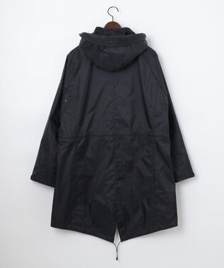 JOSEPH ABBOUD MOUNTAIN 【UNISEX】リサイクルナイロンリップ コート ブラック系