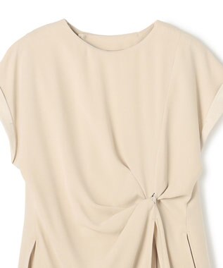 uncrave バックサテンジョーゼット オールインワン ライトベージュ