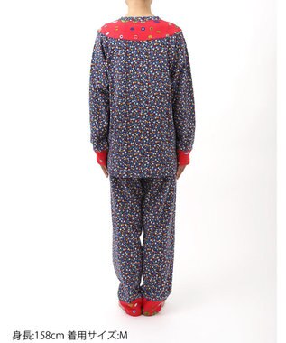 tsumori chisato SLEEP ツモリチサト パジャマ 長袖 長ズボン ルームウェア 綿100%(本体) ミニ裏毛素材 上下セット かぶりタイプ tsumori chisato SLEEP UDX552 /ワコール コン