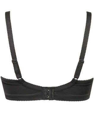 Wing ブラジャー コンパクトにバストメイク 高さをおさえる 【小さく見せるブラ】 Gカップまで対応 大きいサイズ ブラ KB6100 ウイング／ワコール ブラック